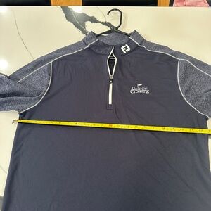 FootJoy Heathered Blue Quarter-Zip Pullover